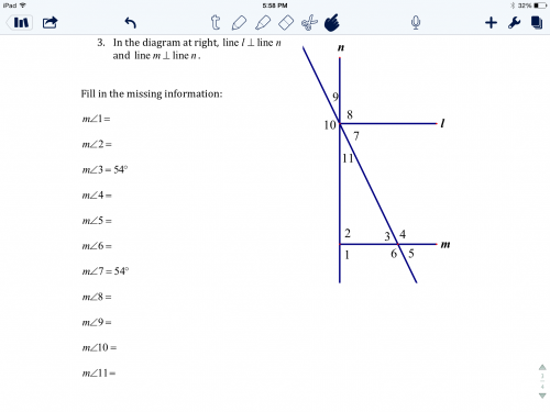 Angles homework help